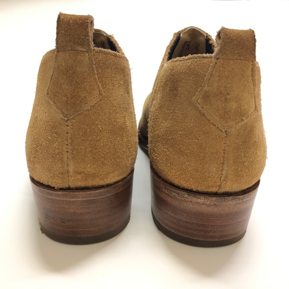 Frye Womens Boots 7.5 B Booties Leather Sand Ankle - Picture 4 of 8